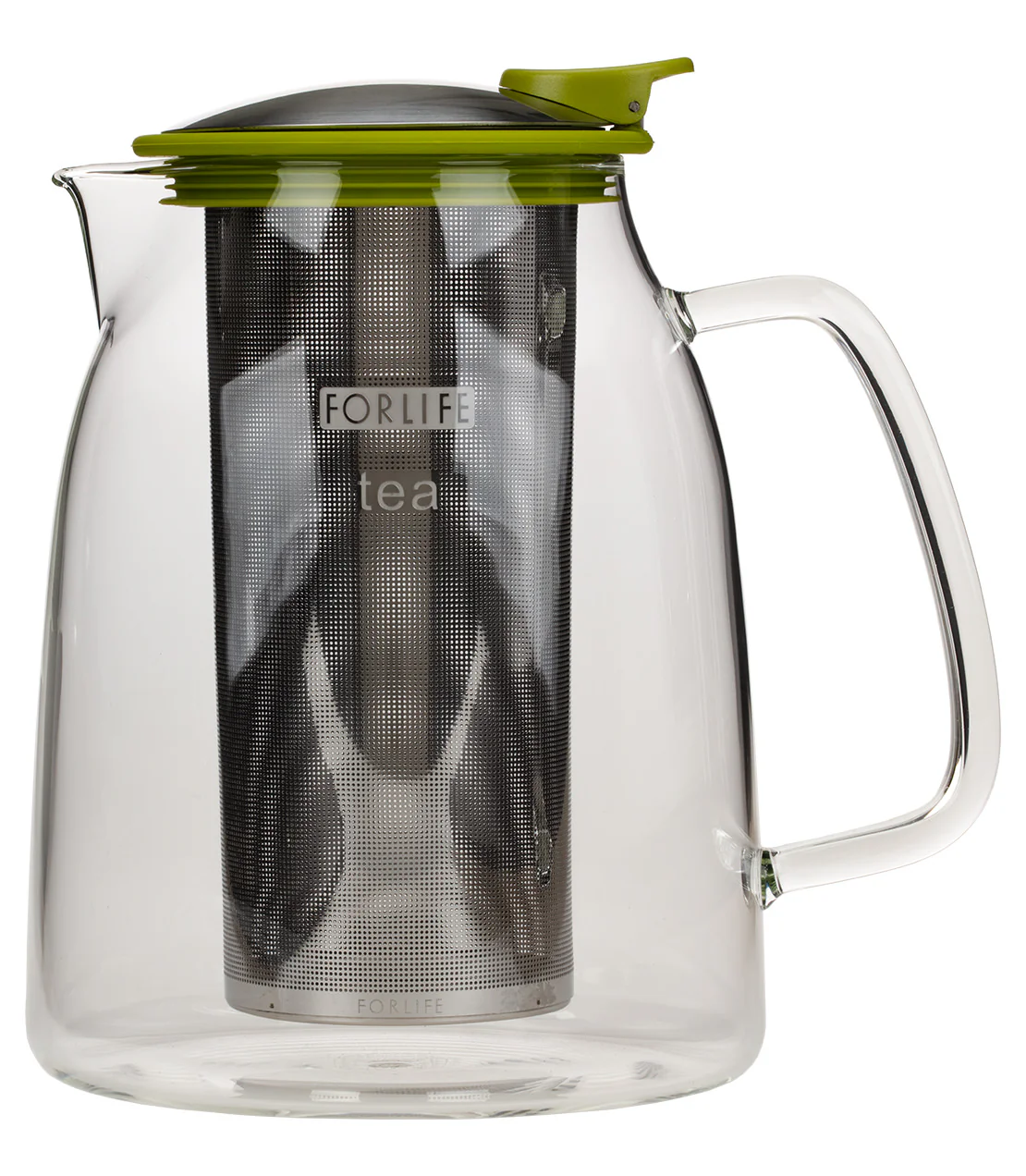 ForLife Mist Glass Iced Tea Jug, 68 oz (Assorted Colors)