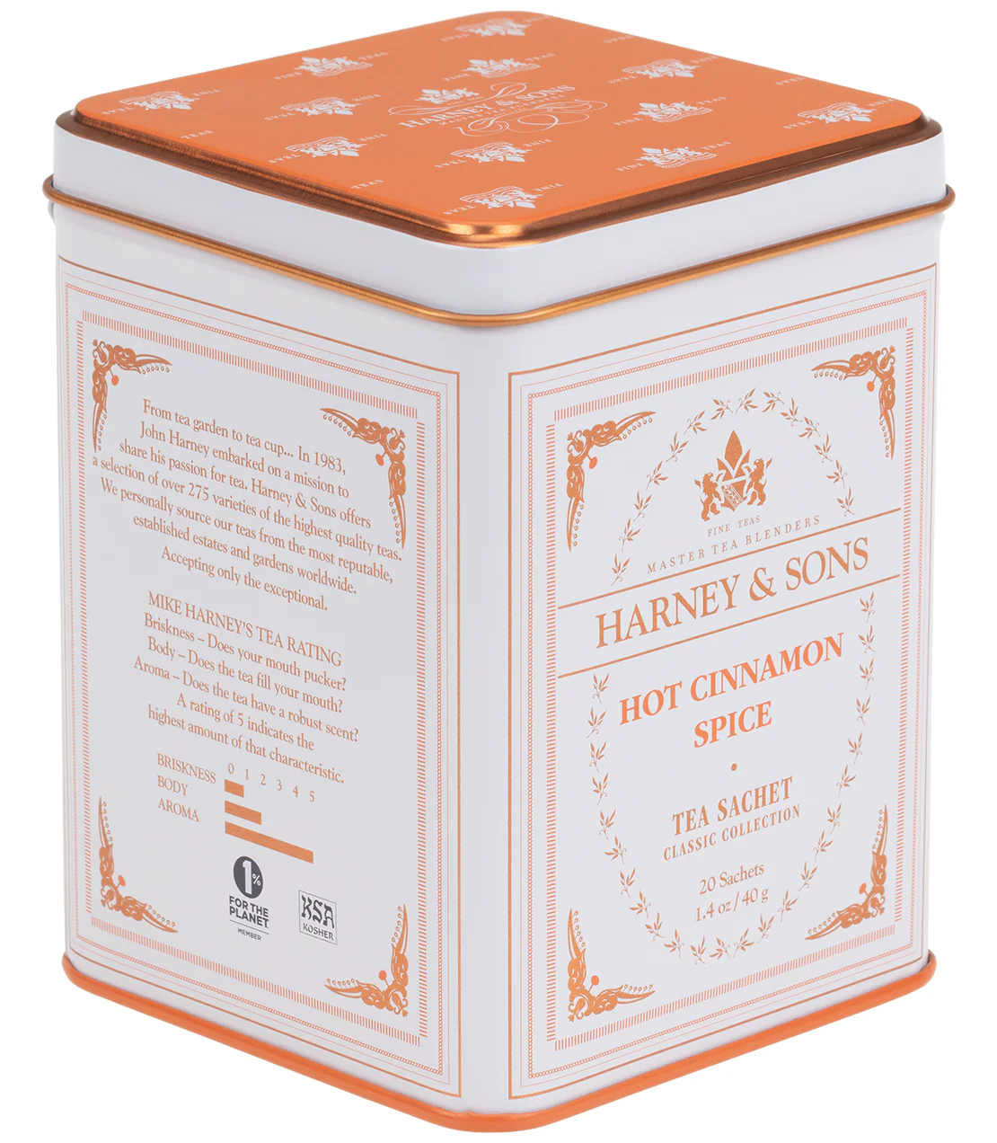 Hot Cinnamon Spice, Classic Tin of 20 Sachets - Image 4