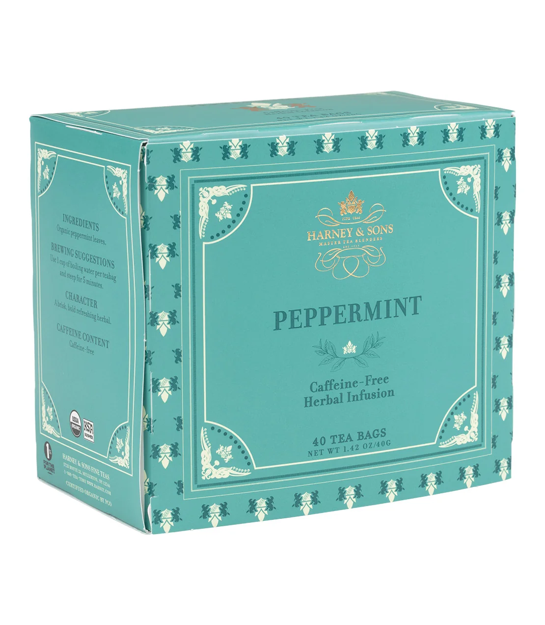 Organic Peppermint Herbal Premium Teabags - Image 2