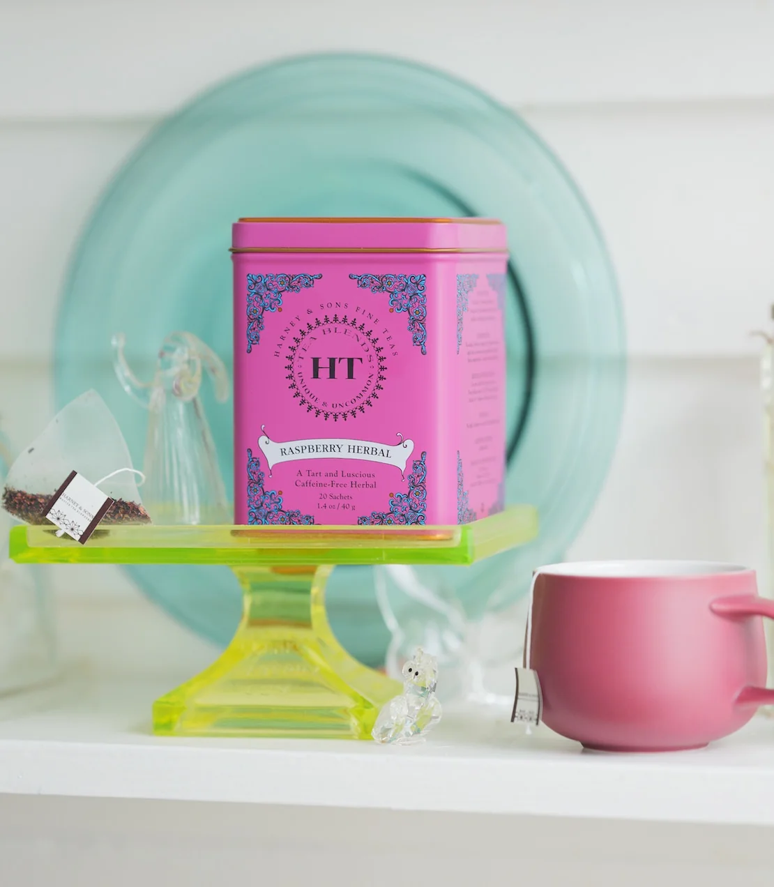 Raspberry Herbal, HT Tin of 20 Sachets - Image 2